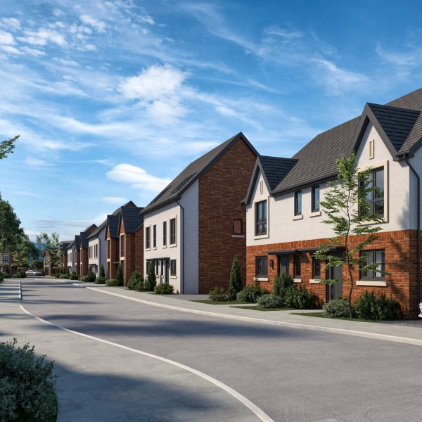 Street Scene showing Juniper and Chestnut