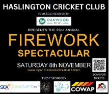 Haslington Cricket Club Firework Spectacular