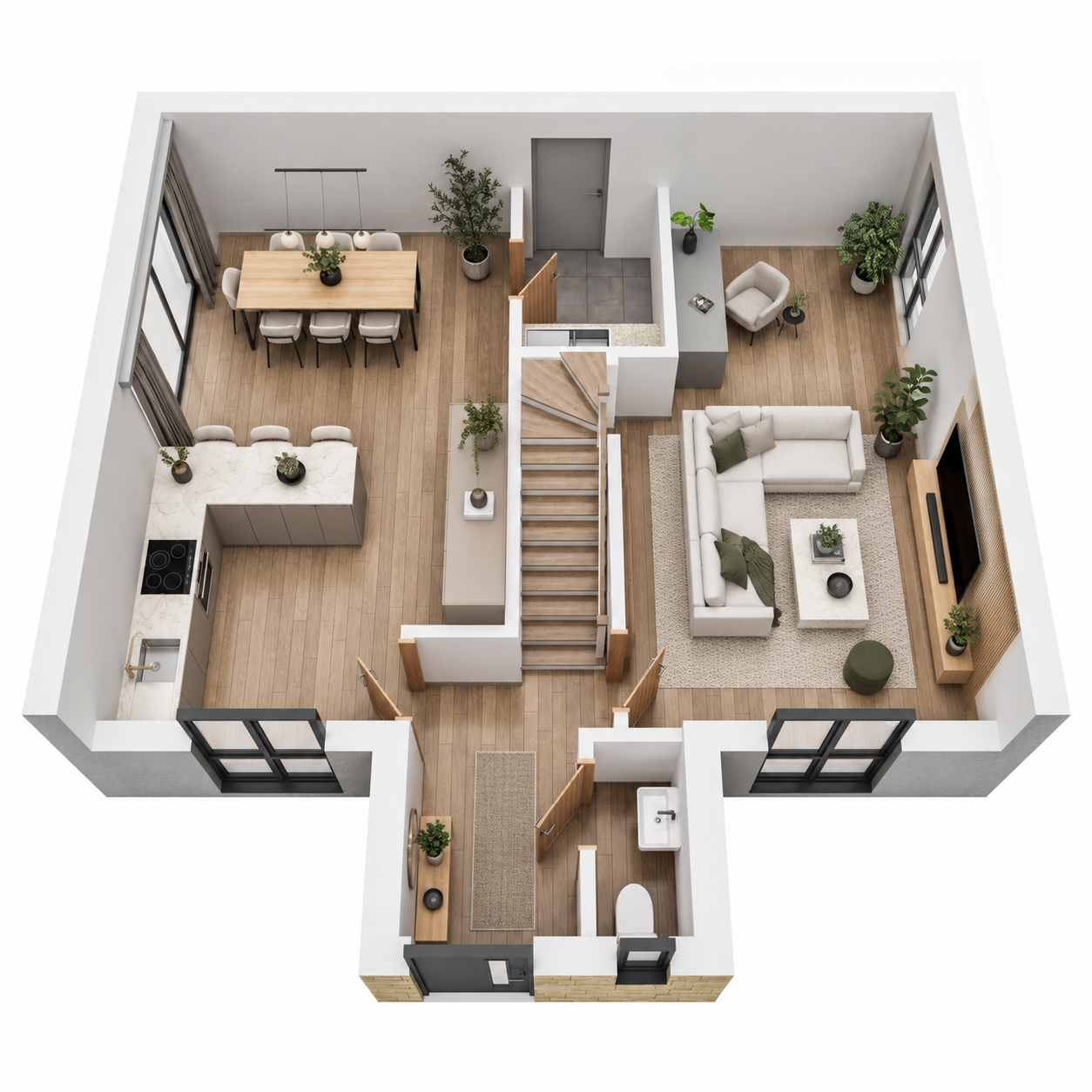 The Rosewood 1 Ground Floor